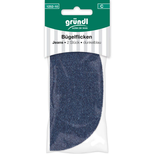 Gründl Bügelflicken Jeans dunkelblau