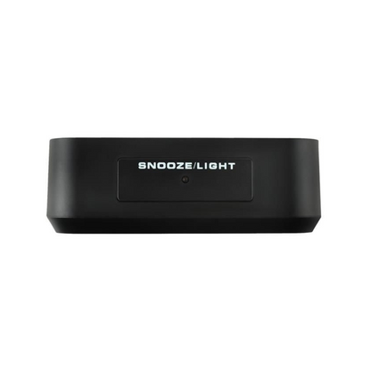 Wecker - schwarze LED-Digitaluhr 13,6x7,7cm