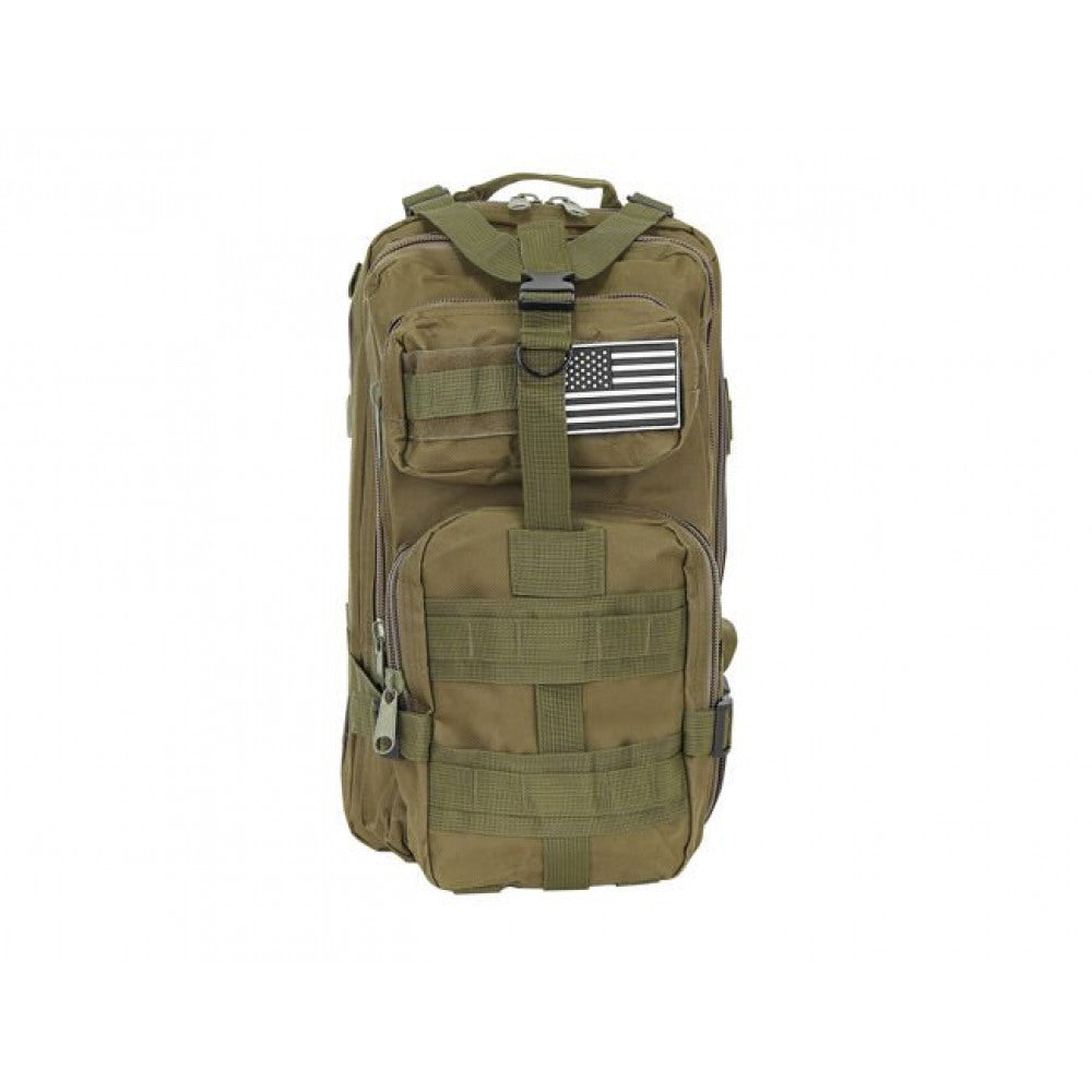 Grüner Militärrucksack 45x29x20cm