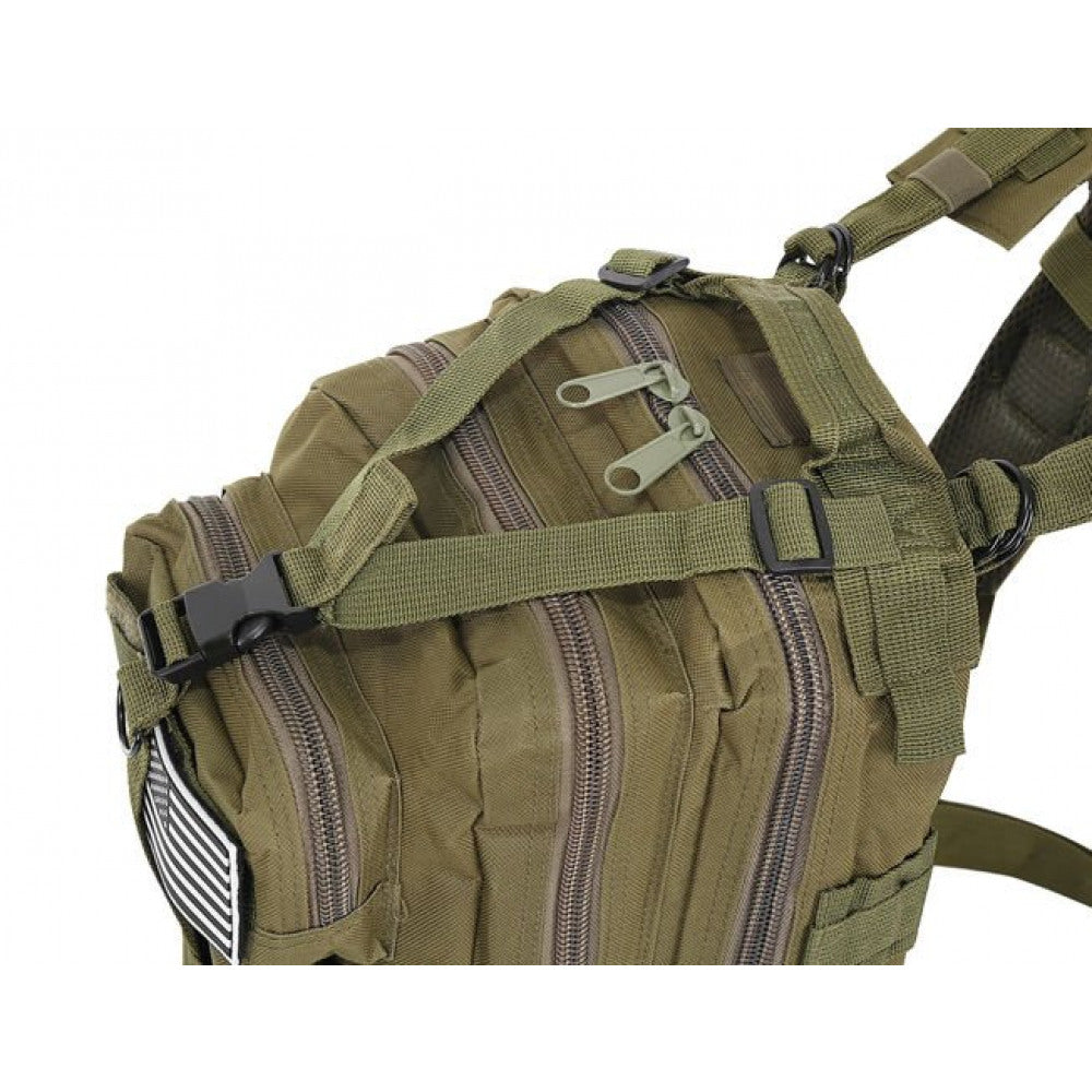 Grüner Militärrucksack 45x29x20cm