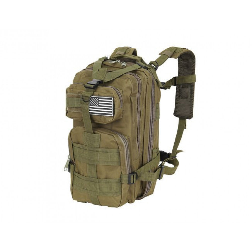Grüner Militärrucksack 45x29x20cm