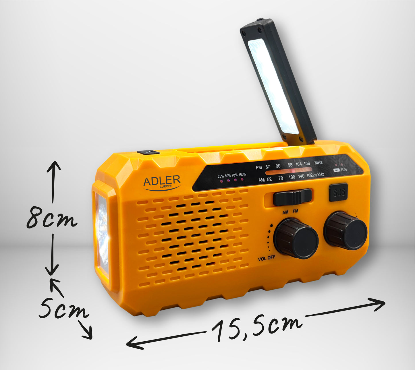 AD 1197 Kurbelbetriebenes Radio