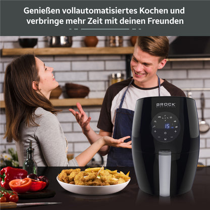 AFD 3502 BK Digitale Heißluftfritteuse 3,5L