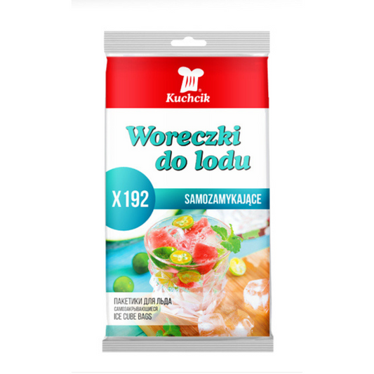 8 Stk. Selbstschließende Eisbeutel 192 Eiswürfel