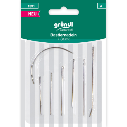 Gründl Bastlernadeln, 7 Stück