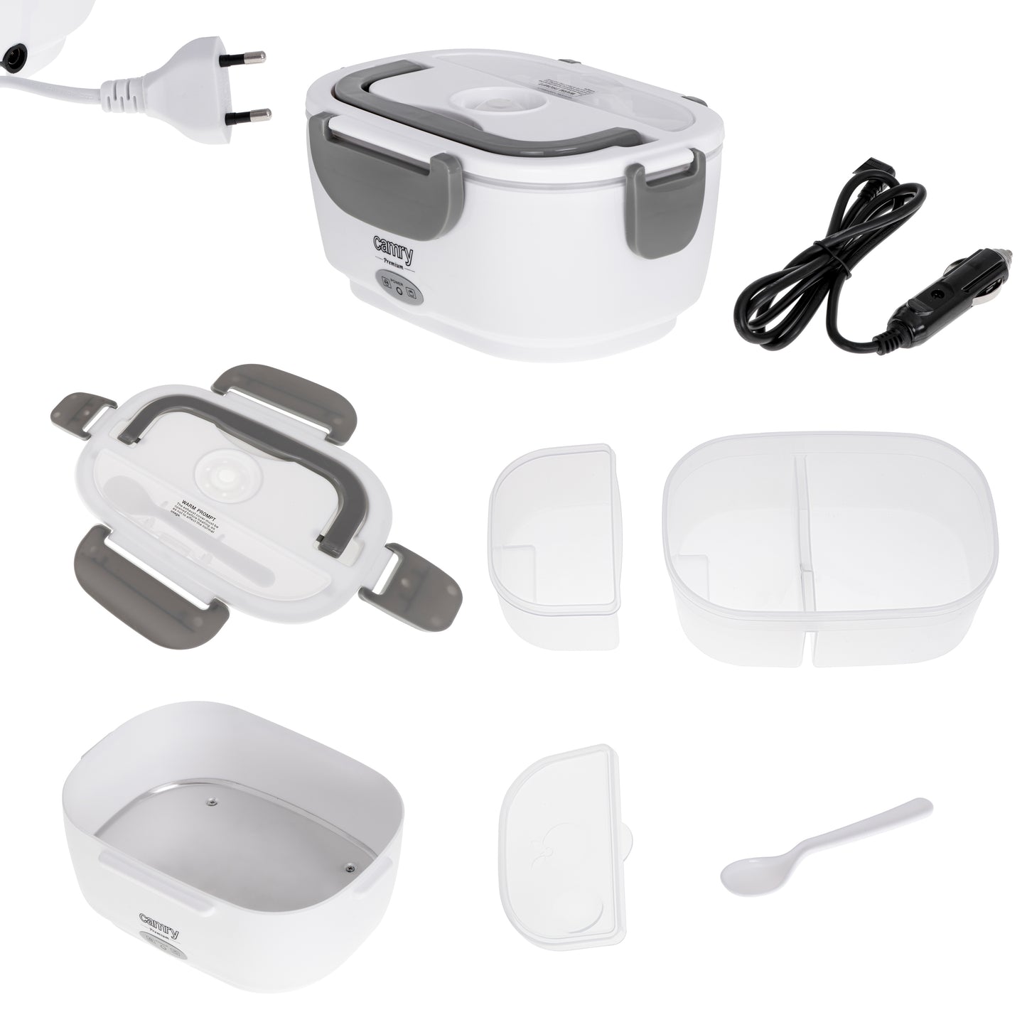 CR 4483 grau Elektrische Lunchbox – 1,1 L
