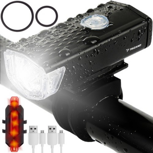 USB LED Fahrradlicht + Rücklicht