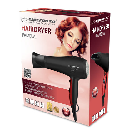 EBH004K Ionen-Haartrockner mit Diffusor 2200 W