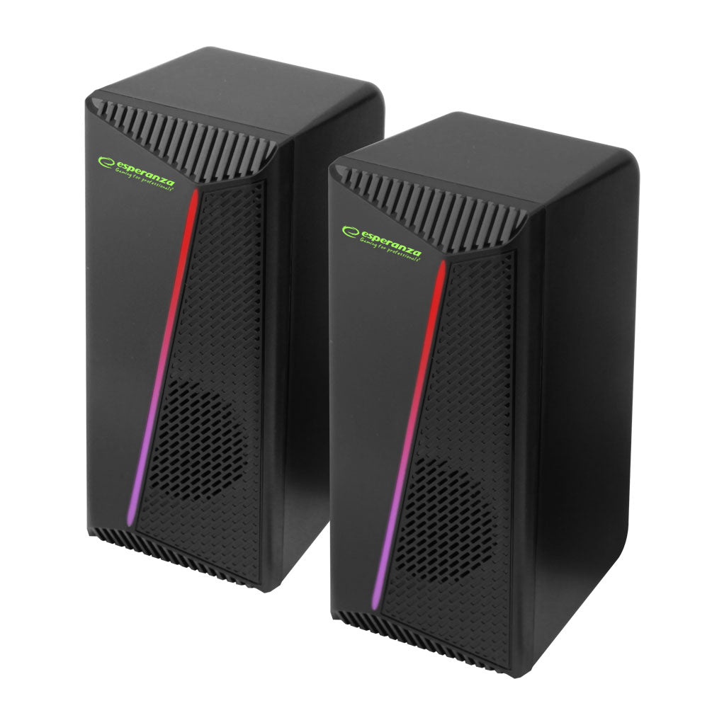 EGS106 Hochwertige LED Stereolautsprecher für PC