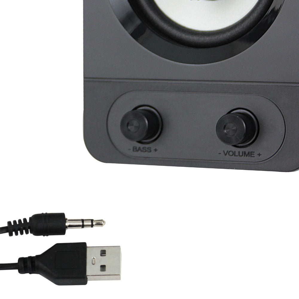 EGS107 Hochwertige 2.1 LED Stereolautsprecher für PC