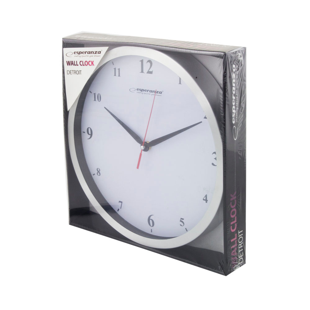 EHC009W Wanduhr 30cm, weiss