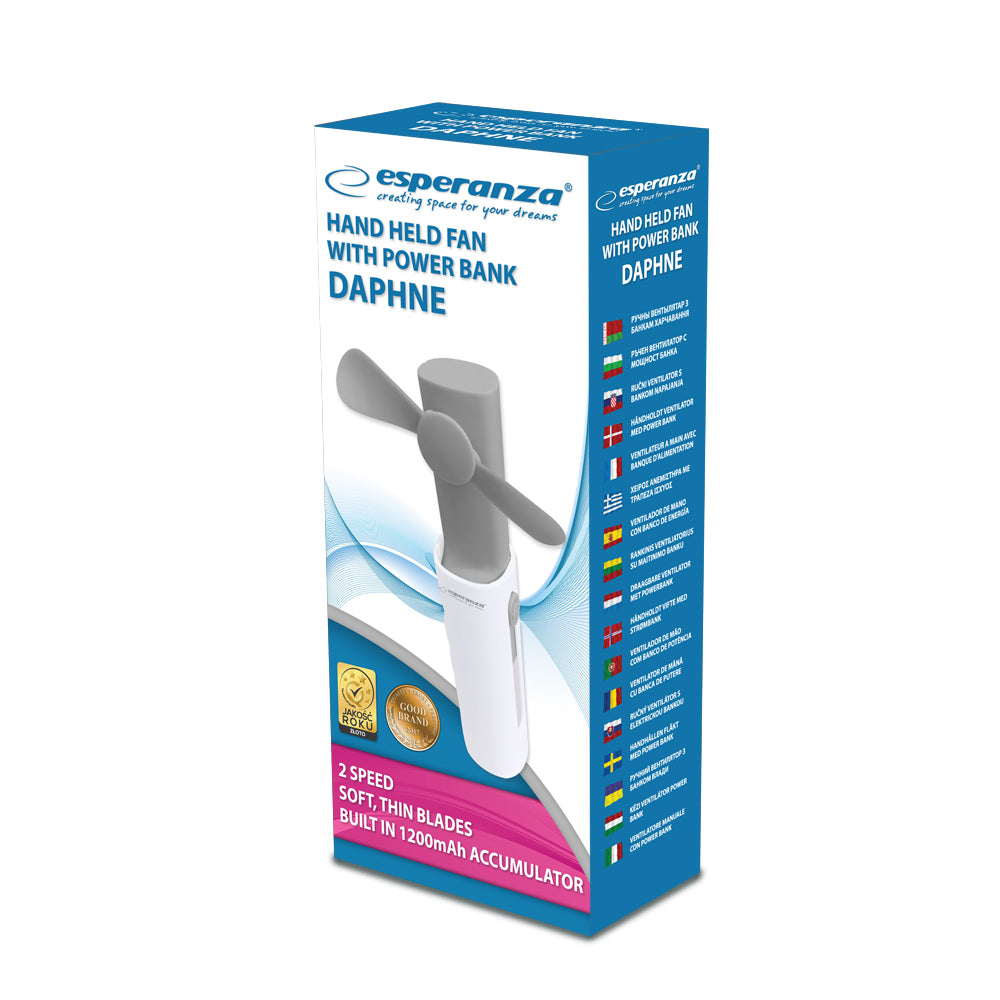 EHF101E mini Ventilator mit Powerbank 1200 mAh