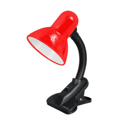 ELD106R Tischleuchte zum klemmen E27 – Rot