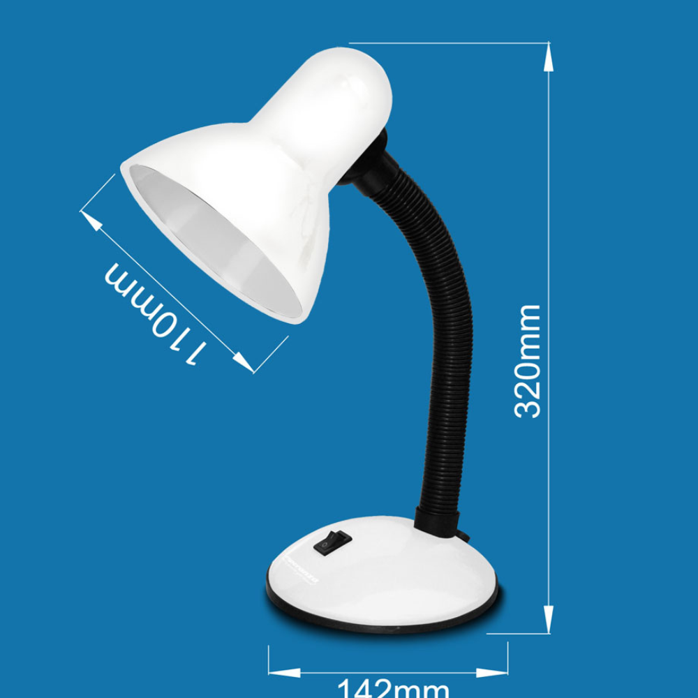 ELD107W Tischleuchte E27 – Weiss