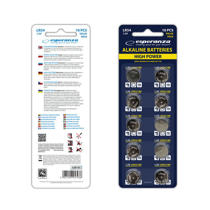 EZB105 Alkaline Batterien L54 AG10 – 10er Packung