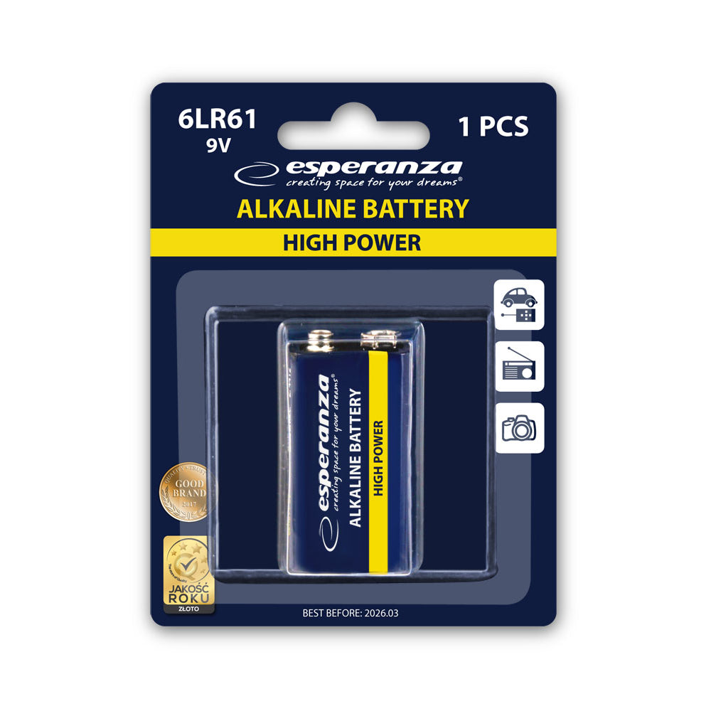 EZB110 Alkaline Batterien 6LR61 9V – 1 Stk.