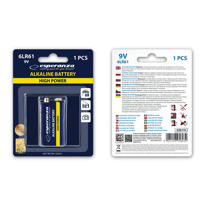 EZB110 Alkaline Batterien 6LR61 9V – 1 Stk.