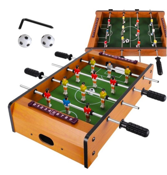 Kompakter Tischfußball – Spaß für Groß und Klein!
