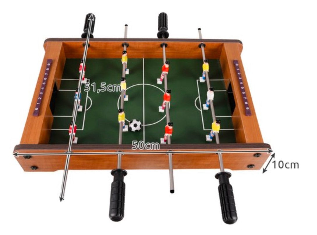 Kompakter Tischfußball – Spaß für Groß und Klein!