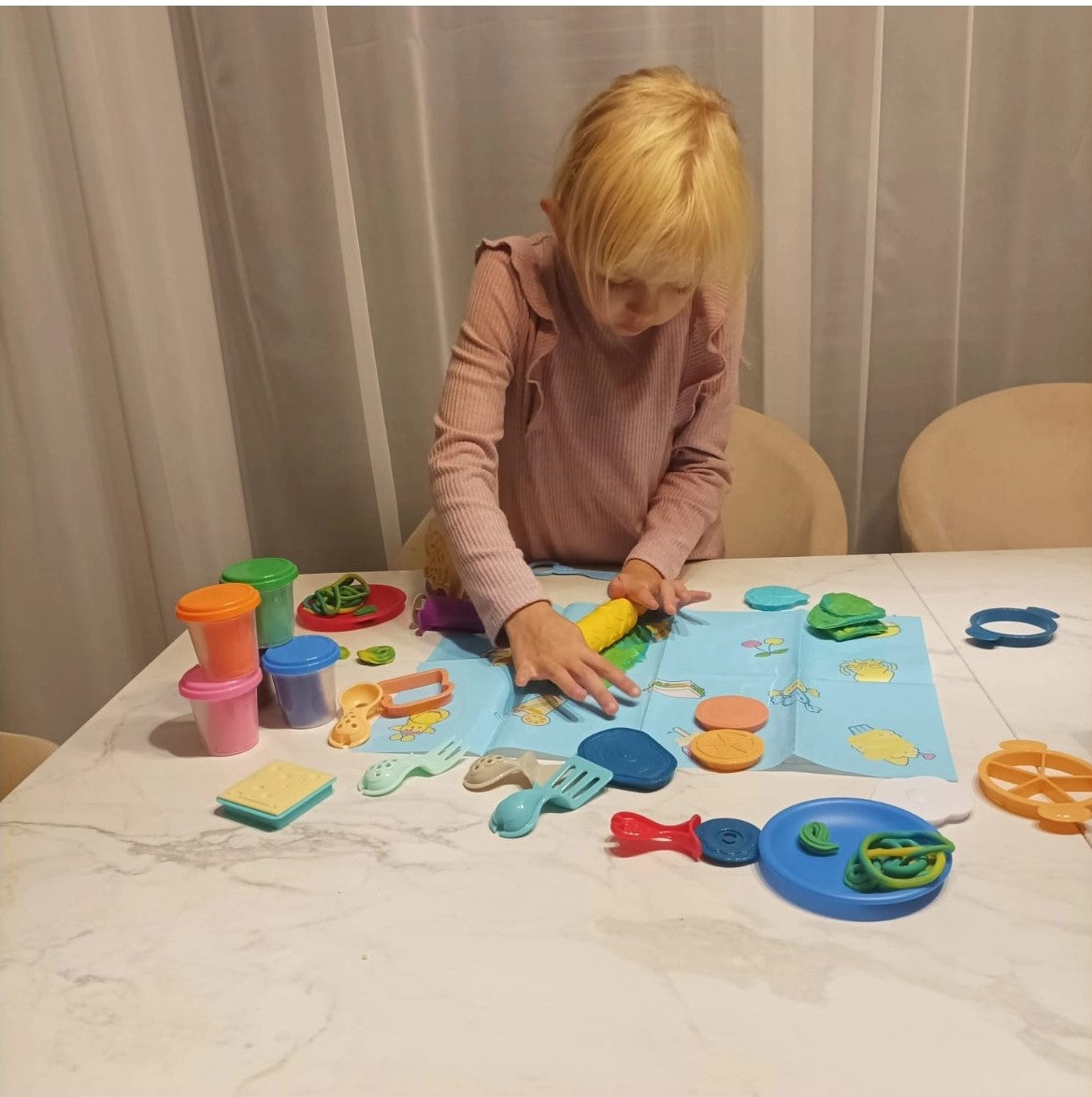Play-Dough-Set mit Toaster