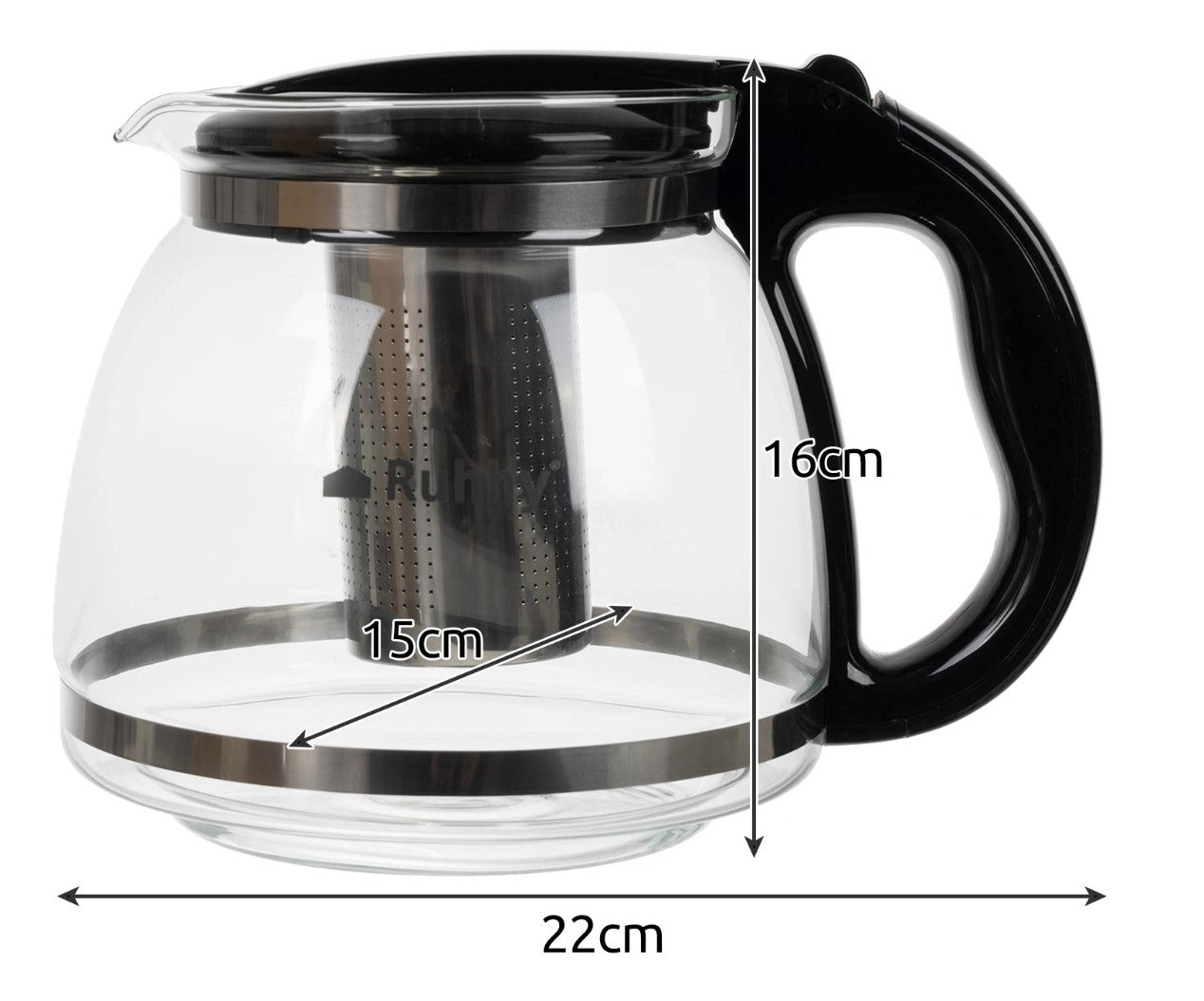 Teekanne mit Infuser 2L