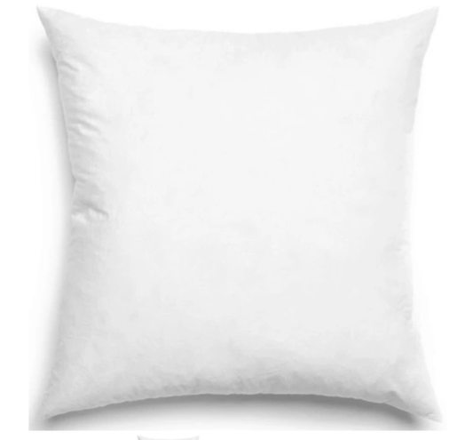 Kissen, weiße Smooth-Einlage, antiallergische Mikrofaser – 50x50cm