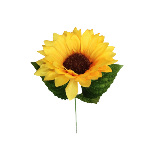 Künstliche Sonnenblume - 34cm, Blüte 10cm