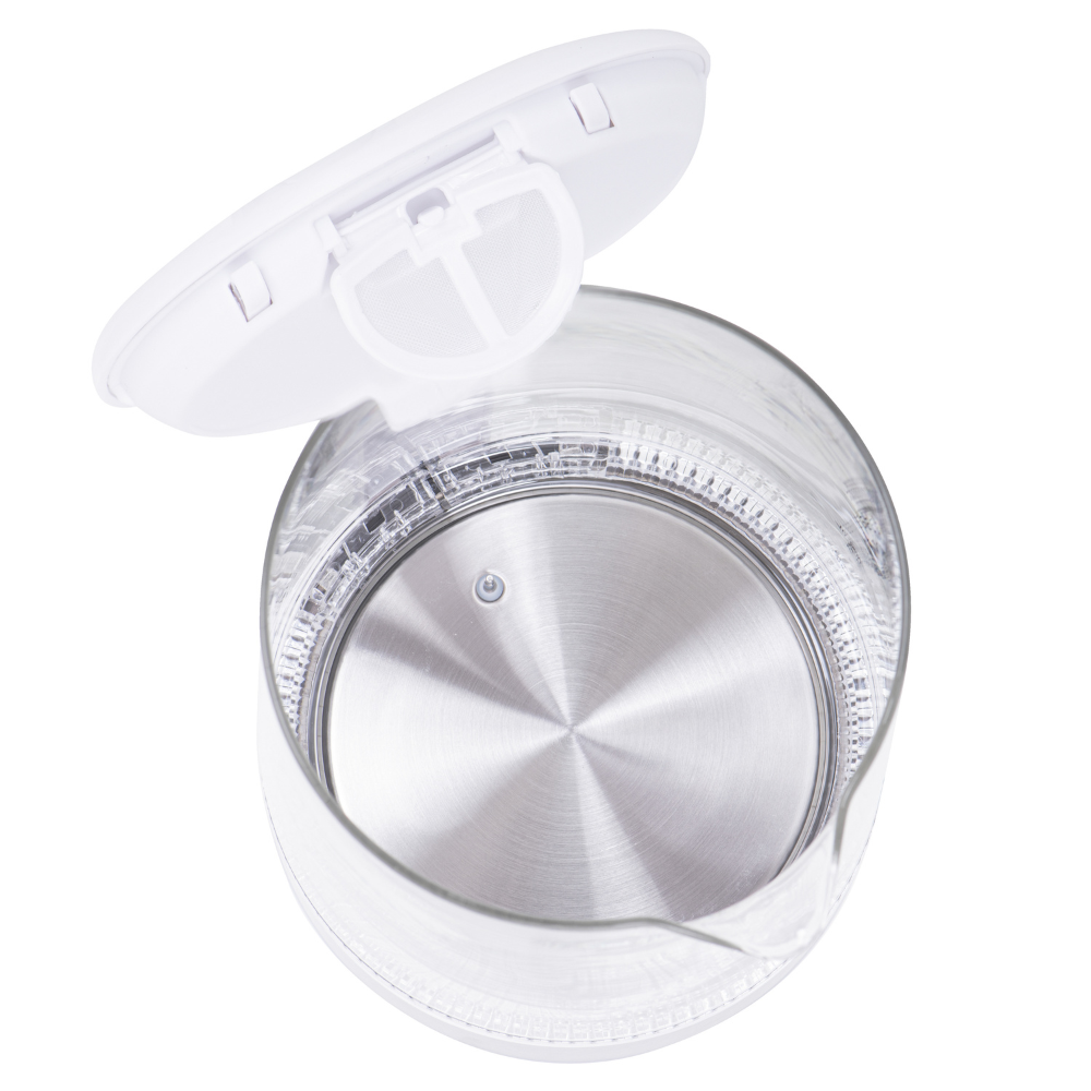 MS 1301w Wasserkocher Glas mit Temperatursteuerung 1,7L