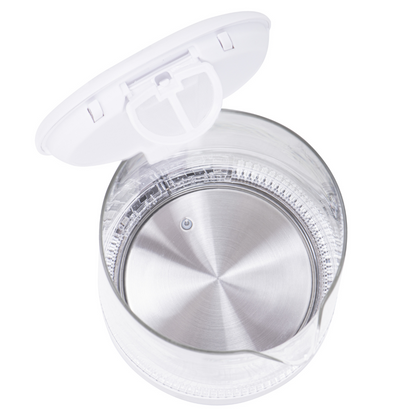 MS 1301b Wasserkocher Glas mit Temperatursteuerung 1,7L