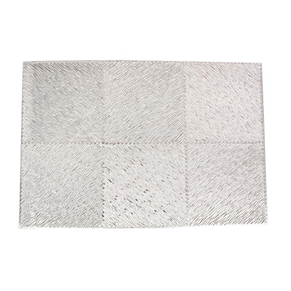 Tischset – rechteckig - 45x30cm, Silber
