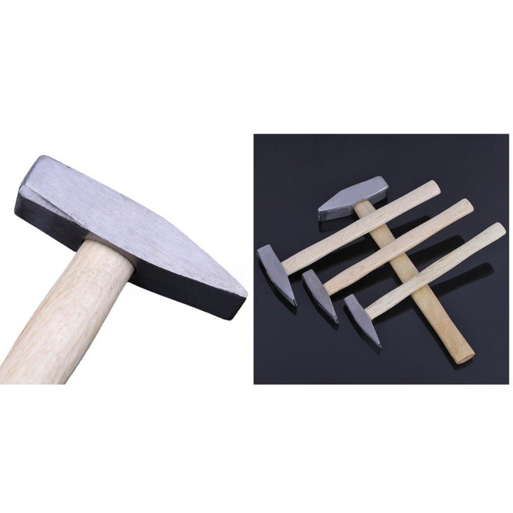 Hammer mit Holzstiel, 450g 32x11x2,5 cm
