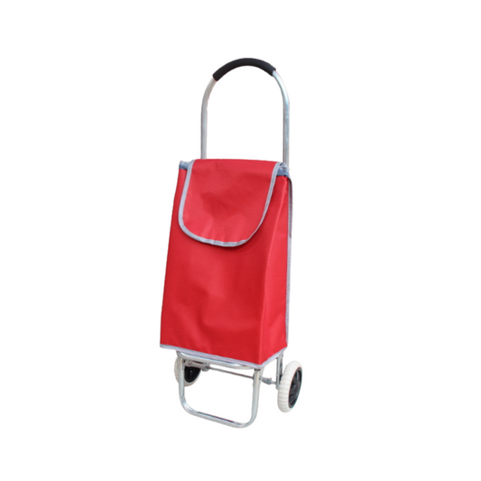 Einkaufstrolley, rot – 80x23x33cm
