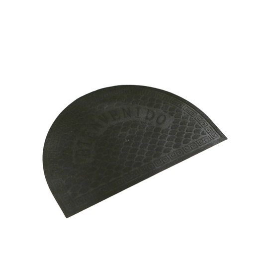 Fußmatte Halbrund Schwarz – 78x48cm