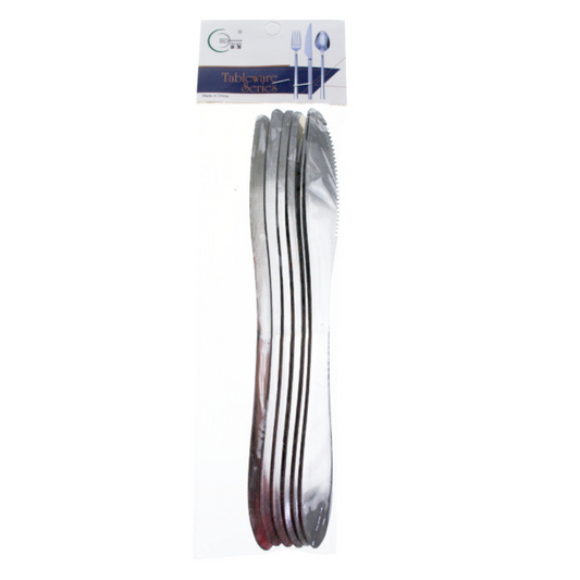 6-Teiliges Stahlbesteck Messer Set – 21cm