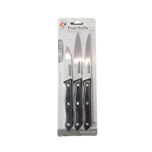 3er Set Küchenmesser