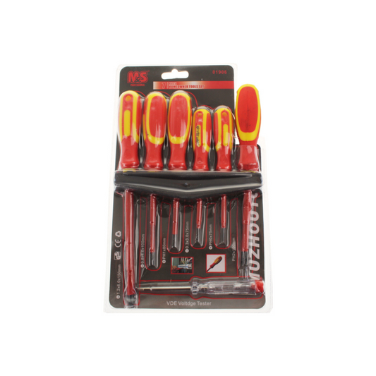 Set mit 7 Stk. Schraubendreher + Strommessanzeige