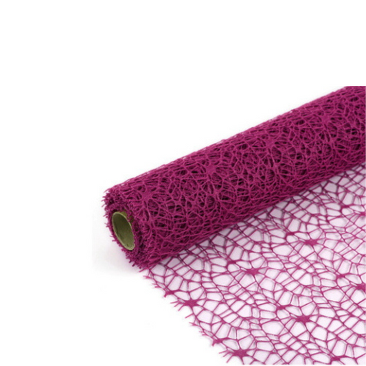Polyester-Dekor-Netz – 0,5*4,5m, Dunkelrosa