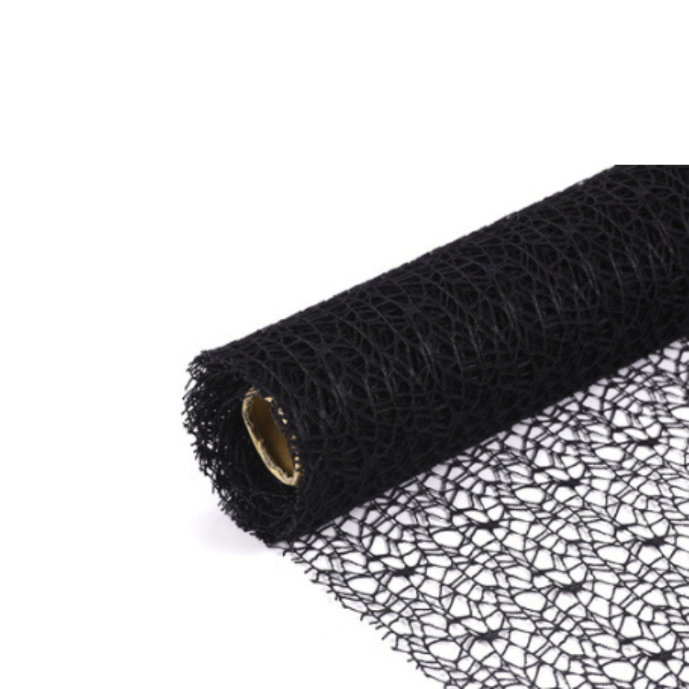 Polyester-Dekor-Netz – 0,5*4,5m, Schwarz