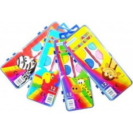 Aquarellfarben – Set mit 12 Farben
