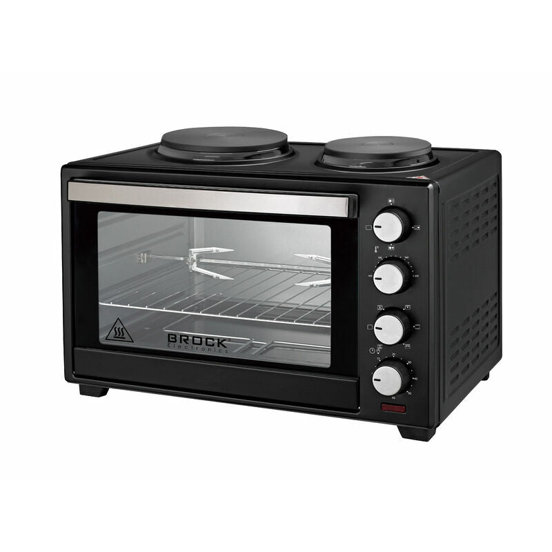 TO 6022 BK Elektrischer Backofen mit Kochplatten, 60L
