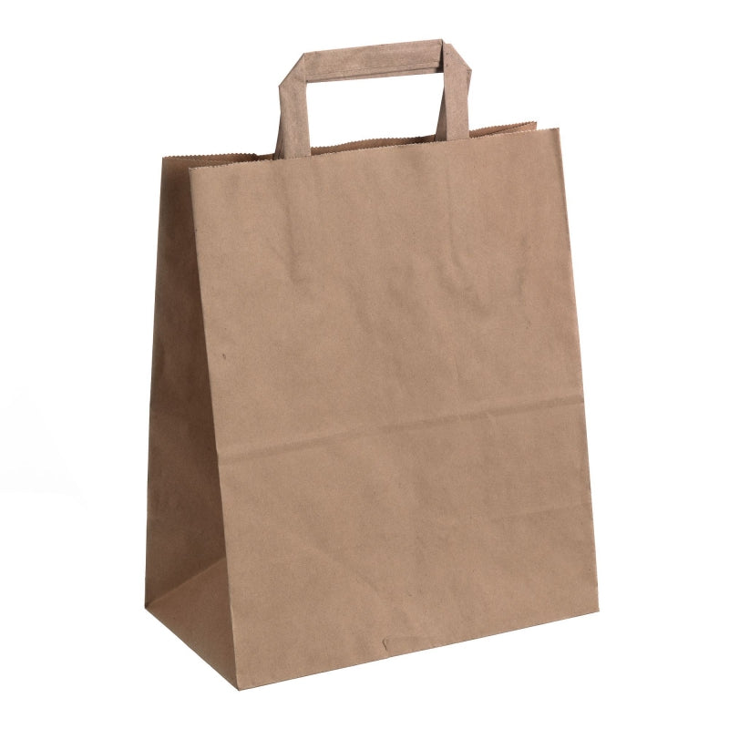 ECO Papiertüte braun glatt 32x22x25 cm