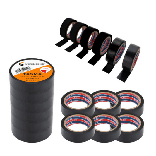 PVC-Isolierband 6m schwarz – 1 Stk