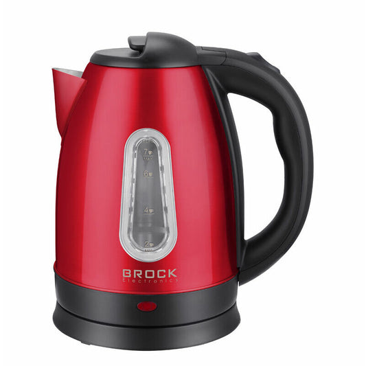 WK 0603 RD Wasserkocher Edelstahl  1,7L