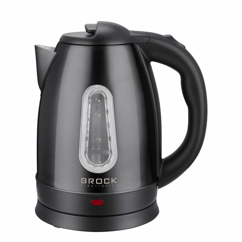 WK 0604 BK Wasserkocher Edelstahl 1,7L