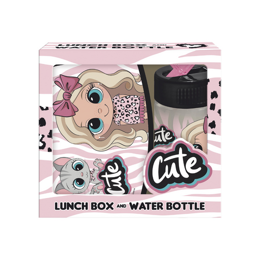 2er-Set Kinder Lunchbox + Wasserflasche