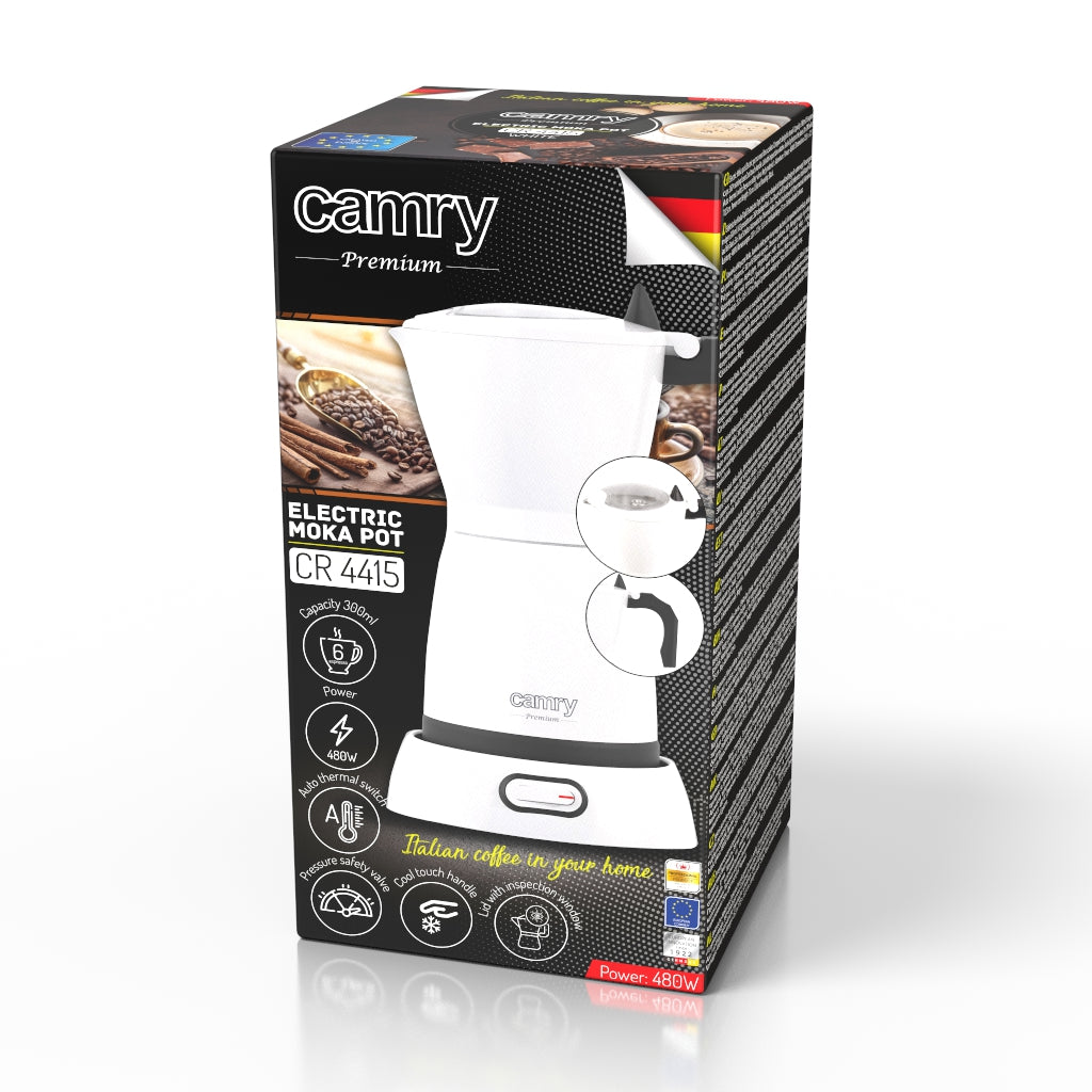 CR 4415w Elektrischer Kaffeekocher 300ml