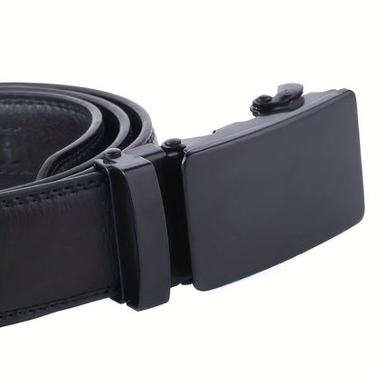 Schwarzer Automatikgürtel  - 120 X 4 cm