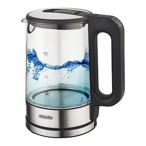 MS 1301b Wasserkocher Glas mit Temperatursteuerung 1,7L